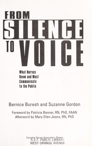 Cover for From silence to voice