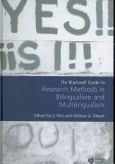Cover for Blackwell Guide to Research Methods in Bilingualism and Multilingualism