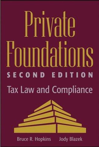 Cover for Private foundations
