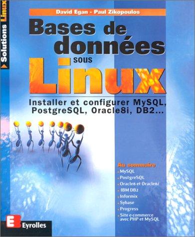Cover for Base de données sous Linux