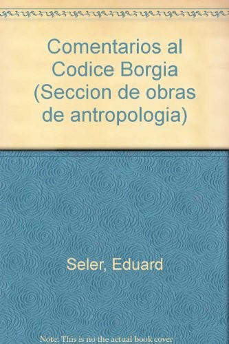 Cover for Comentarios al Códice Borgia