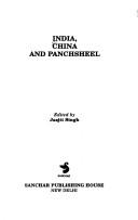Cover for India, China, and panchsheel