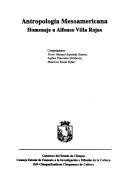 Cover for Antropología mesoamericana