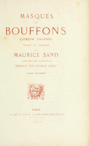 Cover for Masques et bouffons