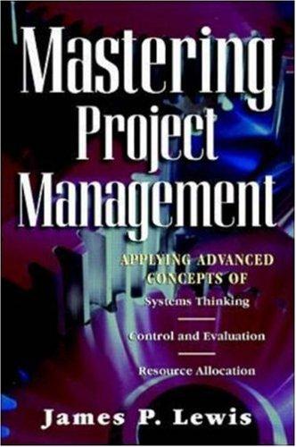 Cover for Mastering project management