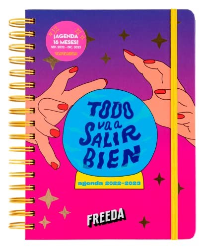 Cover for Agenda semana vista 2022-2023 16 meses Freeda