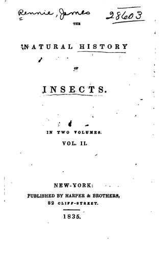 Cover for The Natural history of insects.