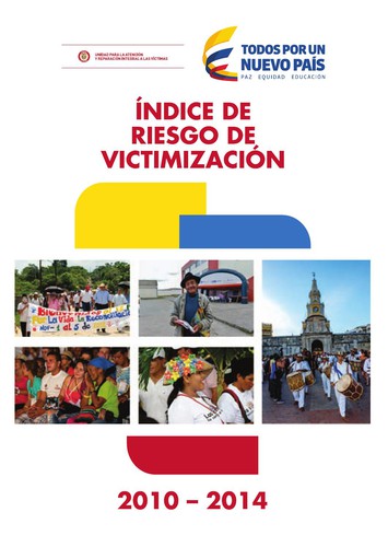 Cover for Índice de riesgo de victimización (IRV) 2010-2012