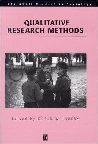 Cover for Qualitative Research Methods (Blackwell Readers in Sociology)