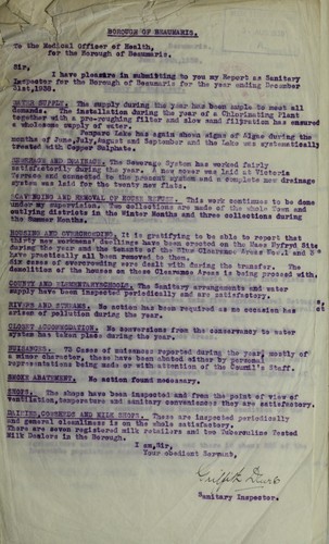 Cover for [Report 1938]