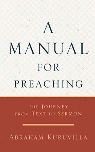 Cover for Manual for Preaching