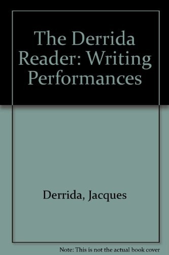 Cover for The Derrida reader