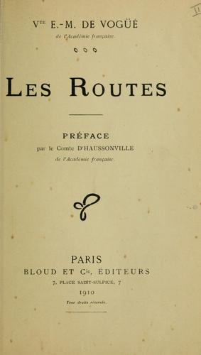 Cover for Les routes.