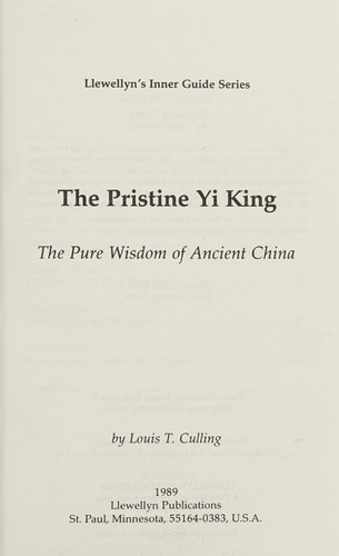 Cover for The Pristine Yi King