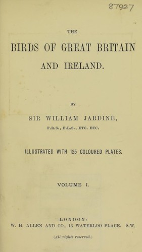 Cover for The Birds of Great Britain and Ireland