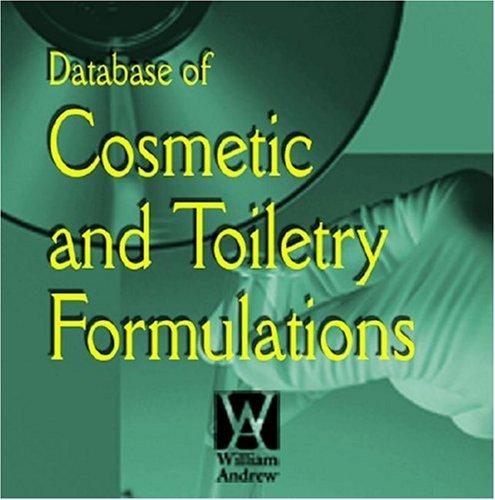 Cover for Cosmetics and Toiletries Formulations Database