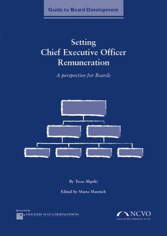 Cover for Setting Chief Executive Officer Remuneration (Guide to Board Development)