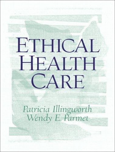 Cover for Ethical Health Care