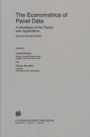 Cover for The Econometrics of Panel Data