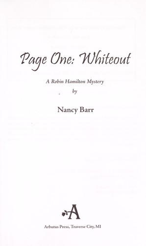 Cover for Page one