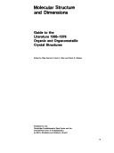 Cover for Molecular structure and dimensions