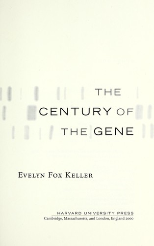 Cover for The century of the gene