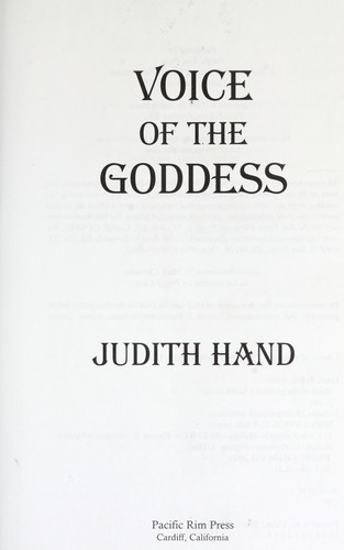 Cover for Voice of the goddess