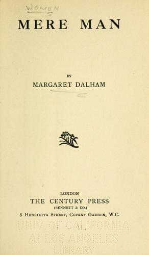 Cover for Mere man.