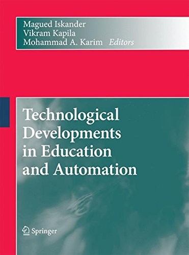 Cover for Technological Developments in Education and Automation