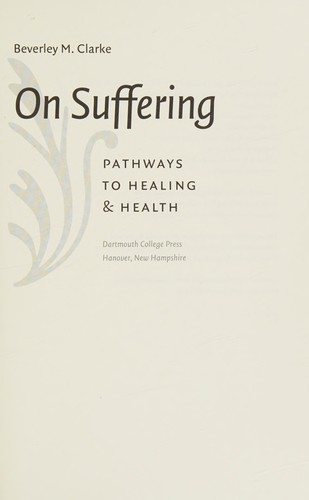 Cover for On suffering