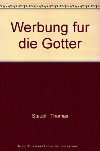 Cover for Werbung Fur Die Gotter (German Edition)