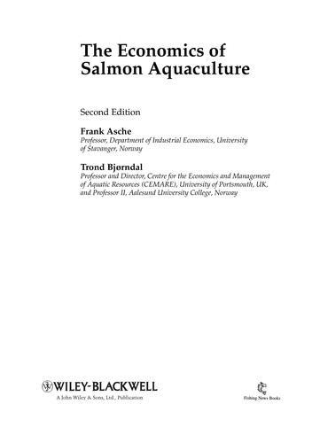 Cover for The Salmon Aquaculture Industry
