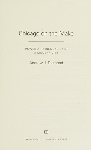 Cover for Chicago on the make