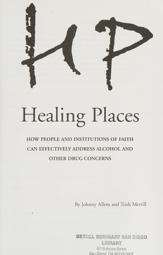 Cover for Healing Places