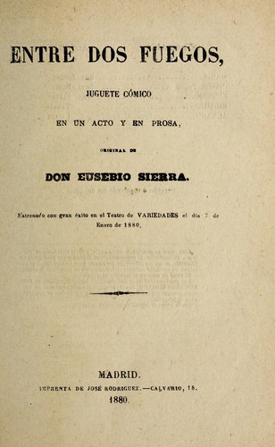 Cover for Entre dos fuegos