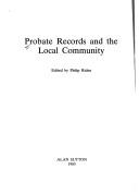Cover for Probate Records