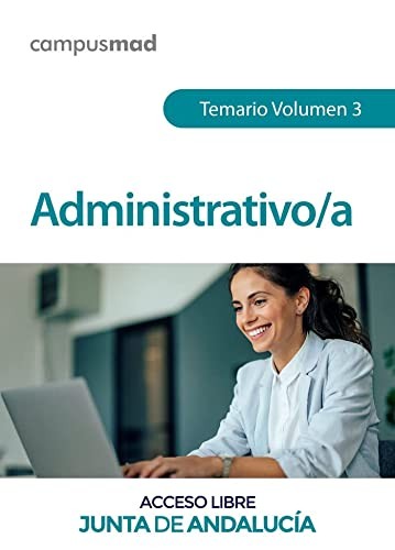 Cover for Administrativo de la Junta de Andalucía Turno Libre. Temario Volumen 3