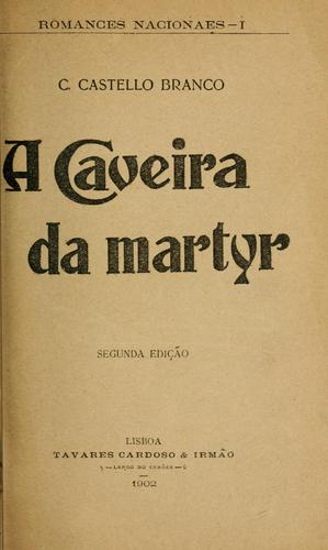 Cover for A caveira da martyr