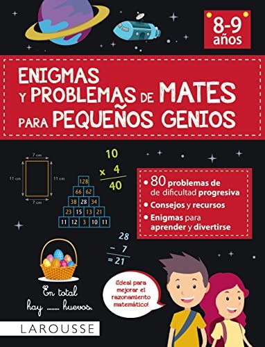 Cover for Enigmas y problemas de mates para pequeños genios