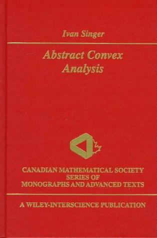 Cover for Abstract convex analysis