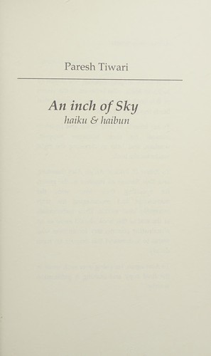 Cover for An Inch of Sky