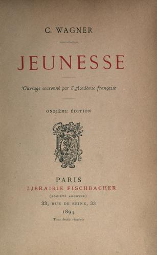 Cover for Jeunesse. --.
