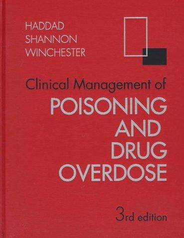 Cover for Clinical management of poisoning and drug overdose