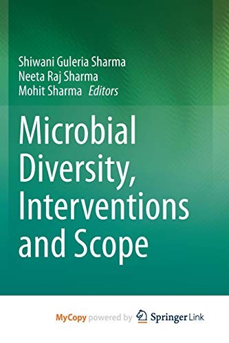 Cover for Microbial Diversity, Interventions and Scope