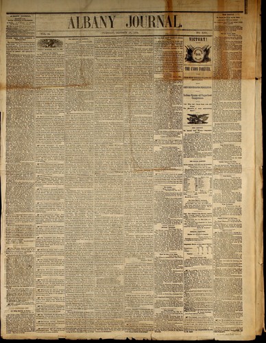 Cover for The Albany journal