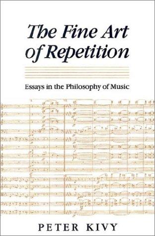 Cover for The fine art of repetition