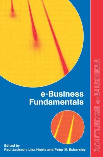 Cover for E-business fundamentals
