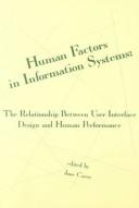 Cover for Human Factors in Information Systems