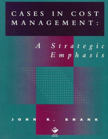 Cover for Cases in Cost Management