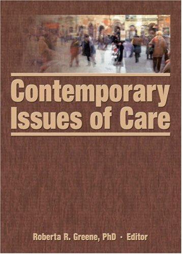 Cover for Contemporary Issues of Care